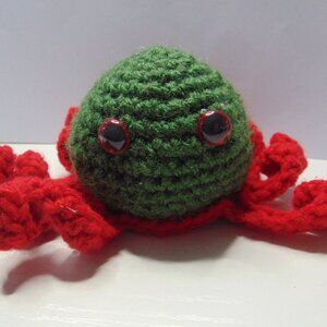Green and Red Octopus
